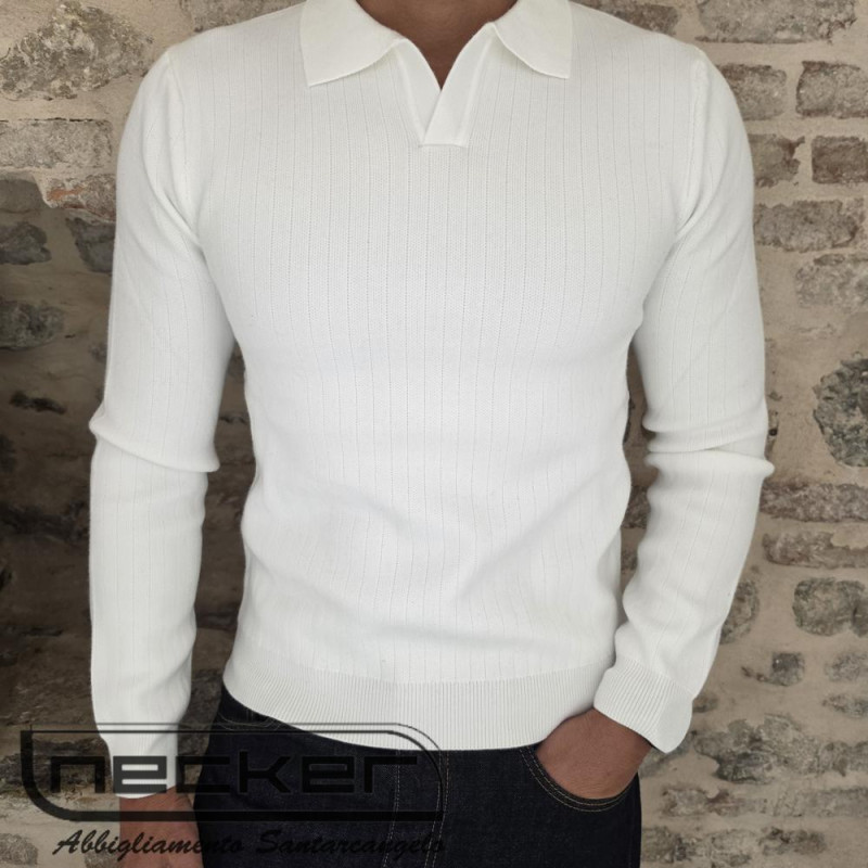 MAGLIA M06348 PANNA
