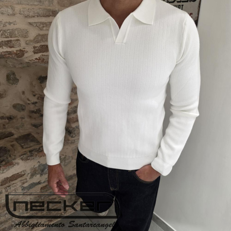 MAGLIA M06348 PANNA