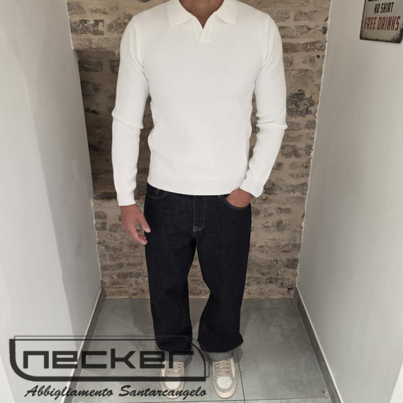 MAGLIA M06348 PANNA