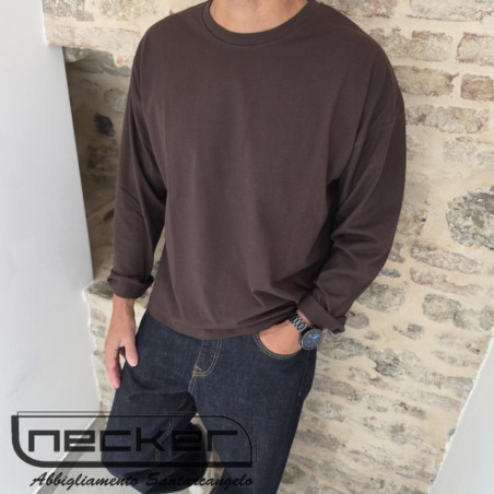 TSHIRT M/L OVER CROP 4179 MORO