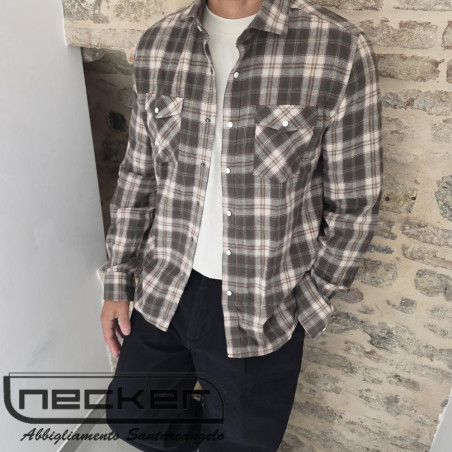 CAMICIA FLANELLA RODEO GREEN 0022