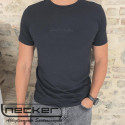 T-SHIRT SLIM RICAMATA NERO
