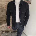 OVERSHIRT JEANS 23801 NERO