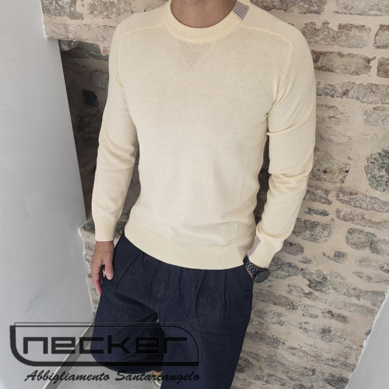 MAGLIA GIROCOLLO IVORY 25 MG 125