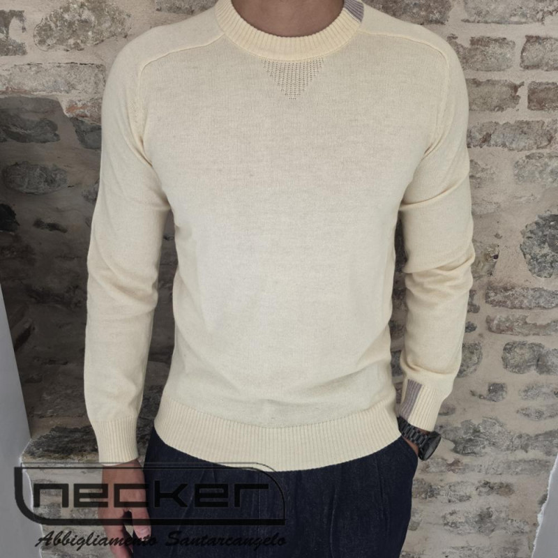 MAGLIA GIROCOLLO IVORY 25 MG 125
