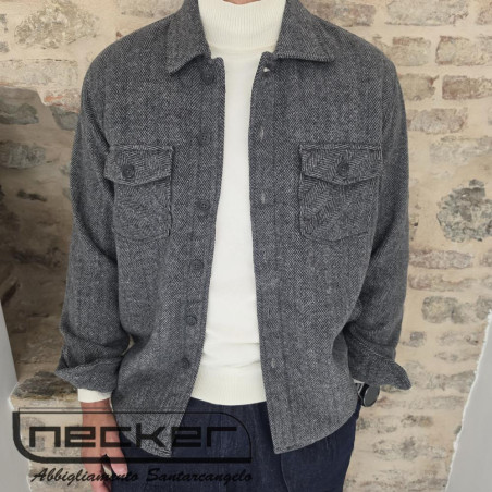 OVERSHIRT JACKET GREY FLA1011 501