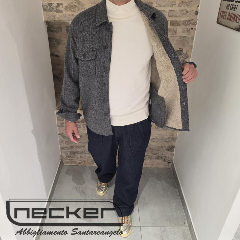 OVERSHIRT JACKET GREY FLA1011 501
