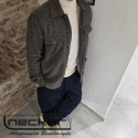 OVERSHIRT JACKET FLA1011 700 BROWN