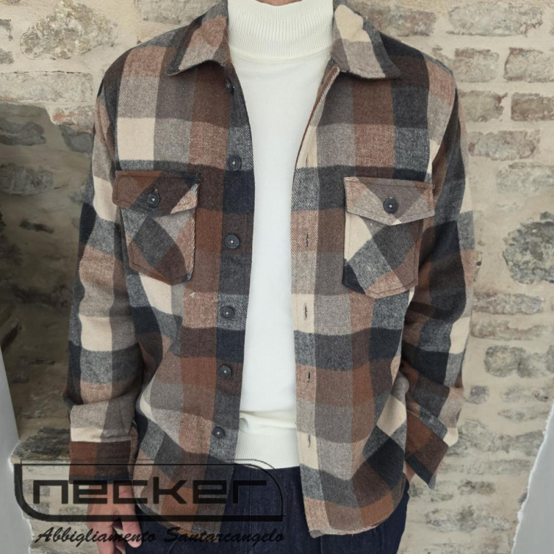 OVERSHIRT JACKET FLA1014 441 RUST