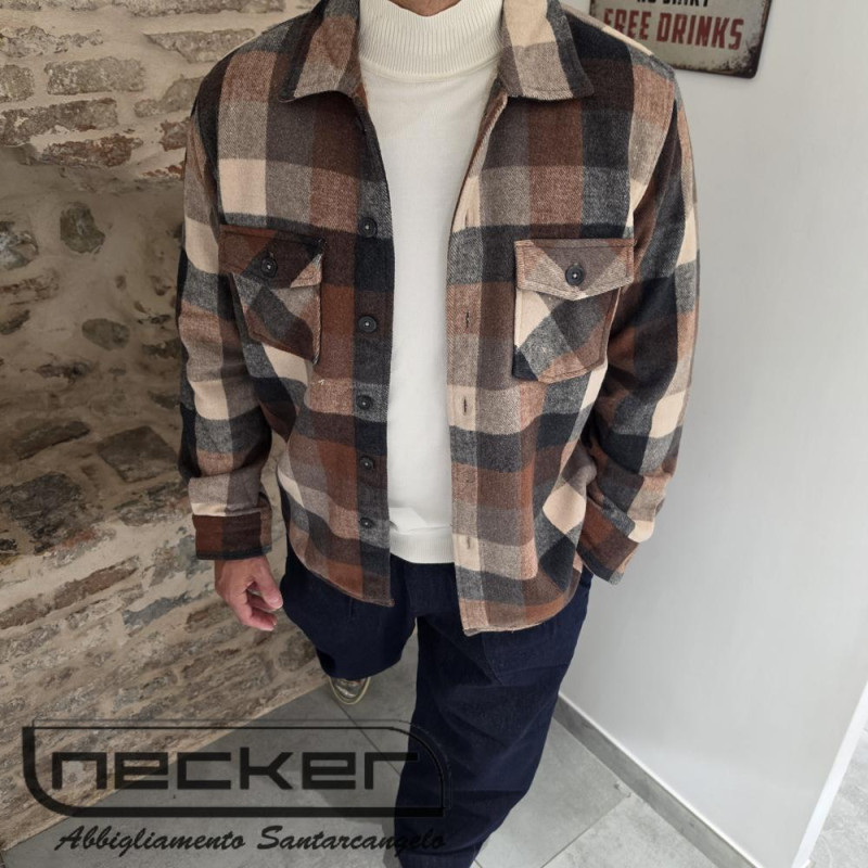 OVERSHIRT JACKET FLA1014 441 RUST
