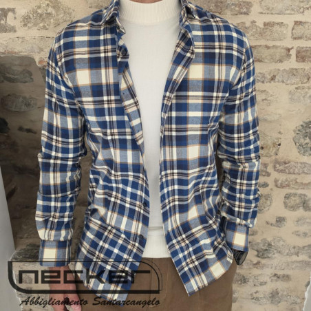 CAMICIA FLA1003 251 BLUE