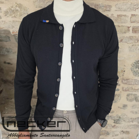 CARDIGAN NERO QMG 805 DV VAR 8