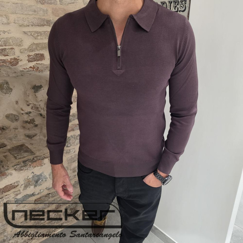 POLO HALF-ZIP MORO NNB19