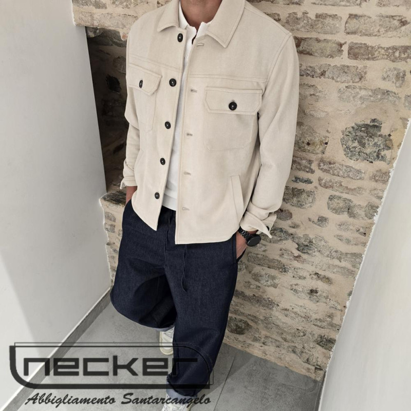 GIUBBINO OVERSHIRT 0022 BEIGE