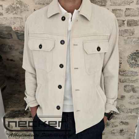 GIUBBINO OVERSHIRT 0022 BEIGE