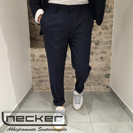 PANTALONE ABITO 0024 BLU
