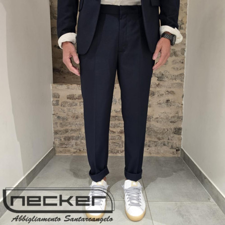 PANTALONE ABITO 0024 BLU