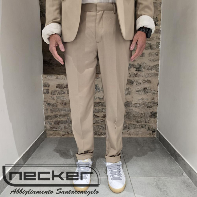PANTALONE ABITO 0024 CAMMELLO