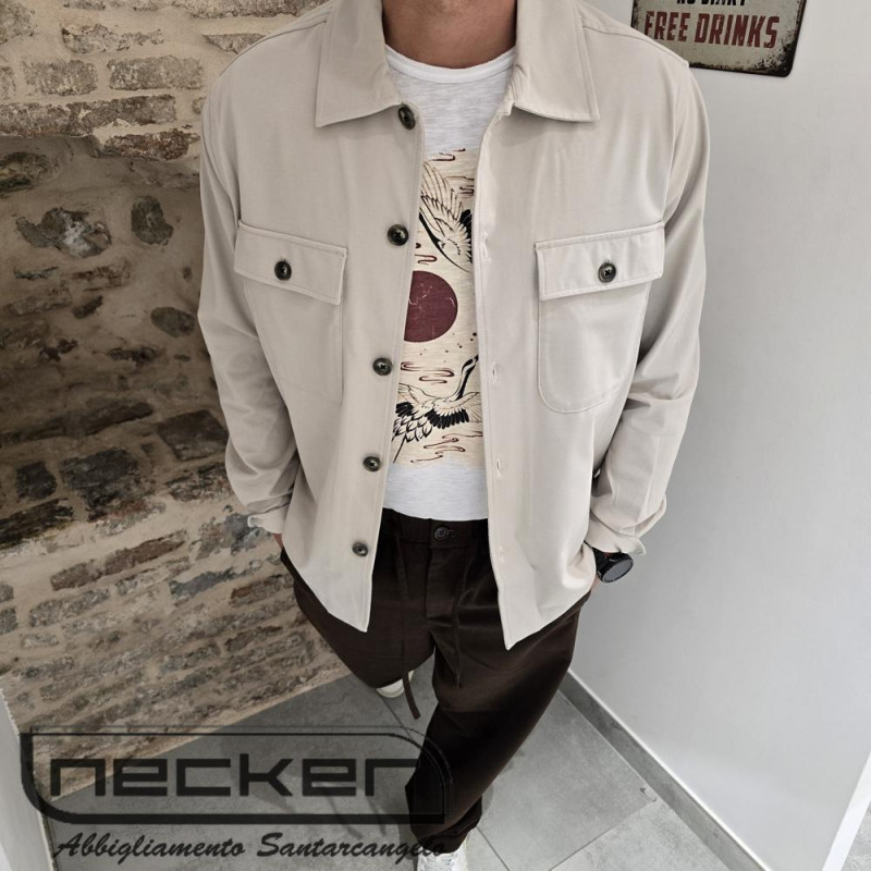 OVERSHIRT LORENT 9821 BEIGE