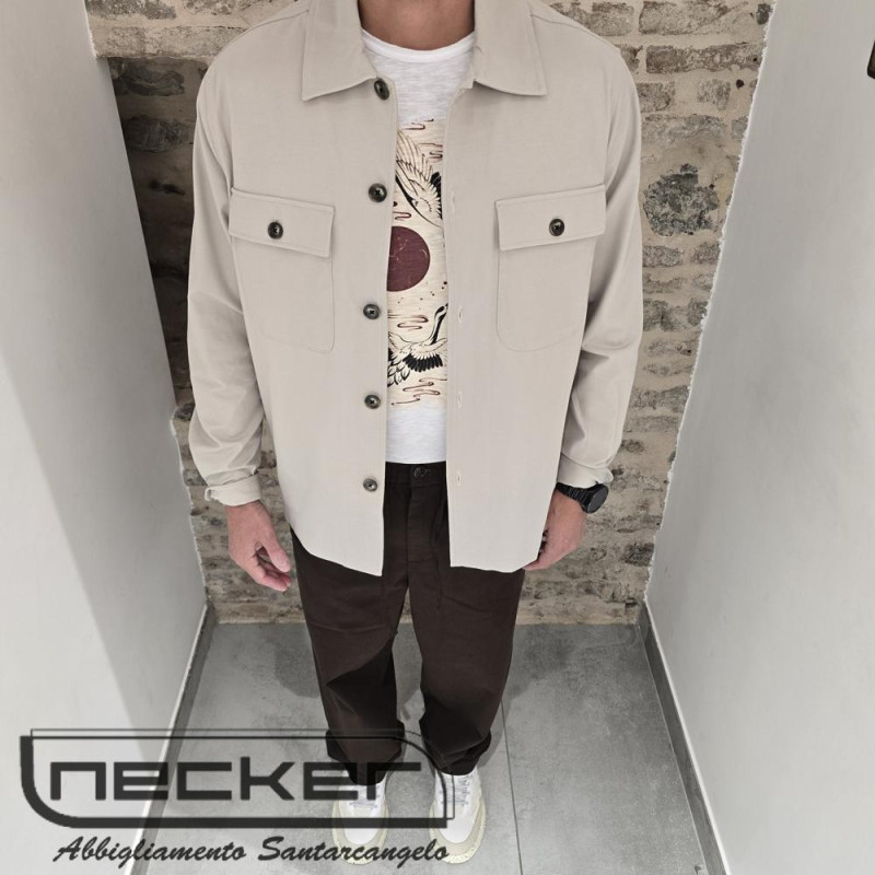OVERSHIRT LORENT 9821 BEIGE