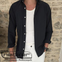 CAMICIA ADAM 900 NERA COL 163