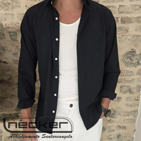 CAMICIA ADAM 900 NERA COL 163